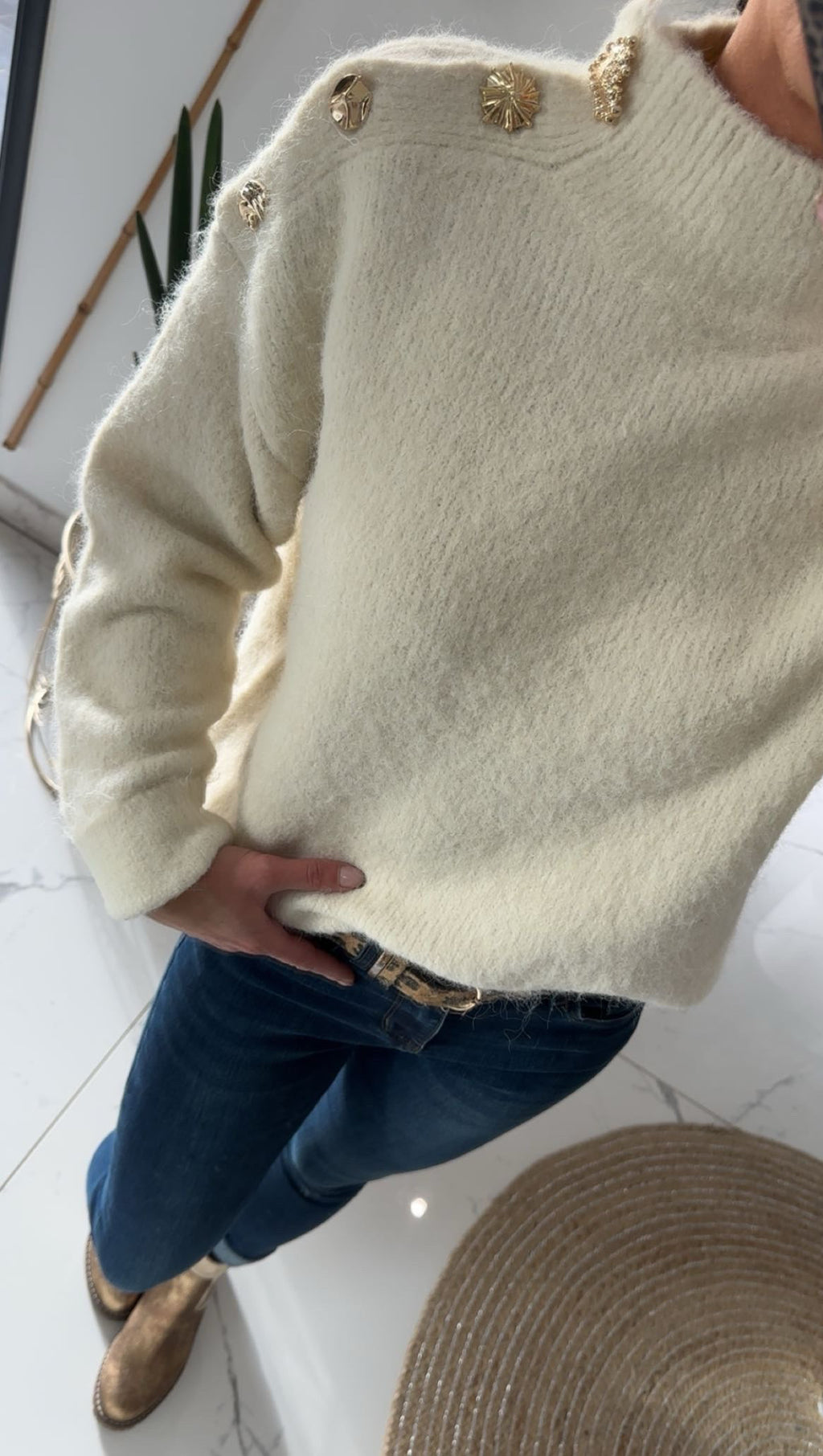 Pull beige
