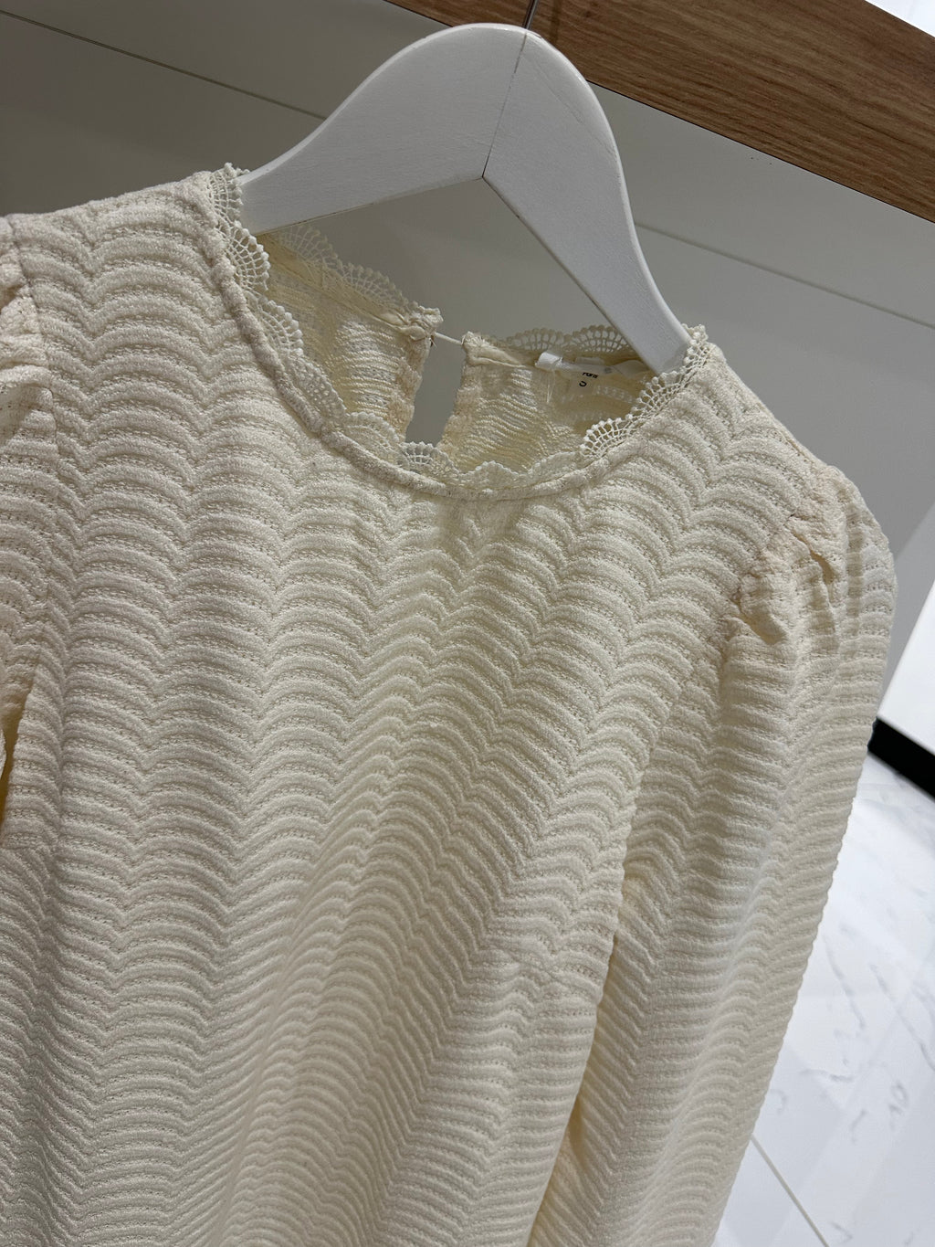 Blouse blanc cassé