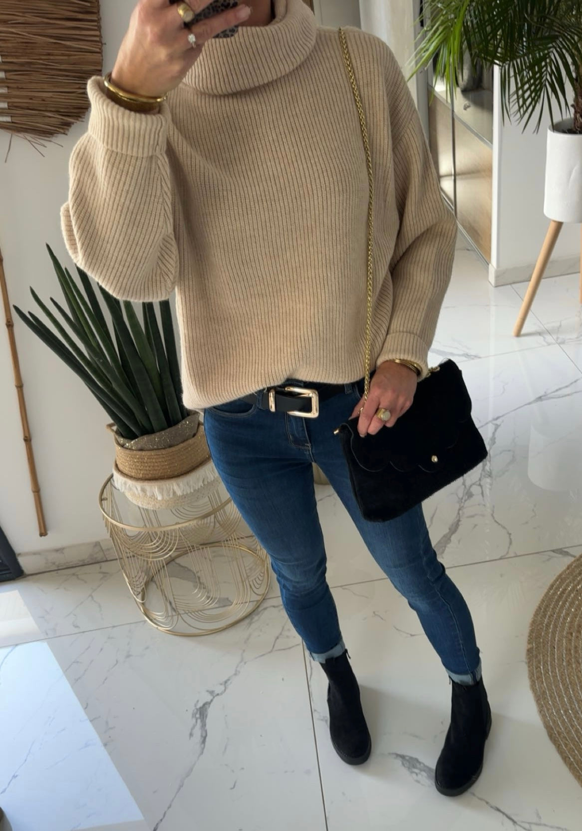 Pull beige