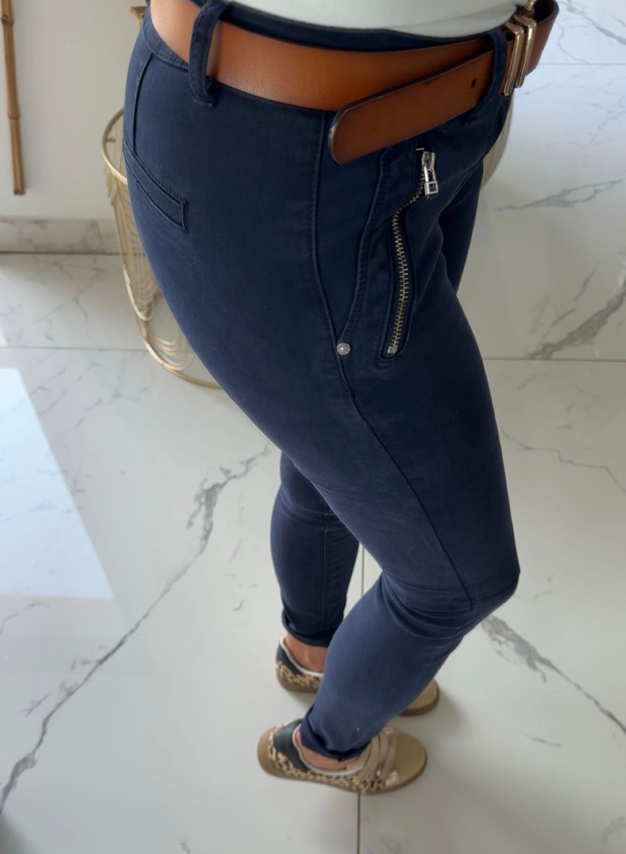 Skinny bleu marine