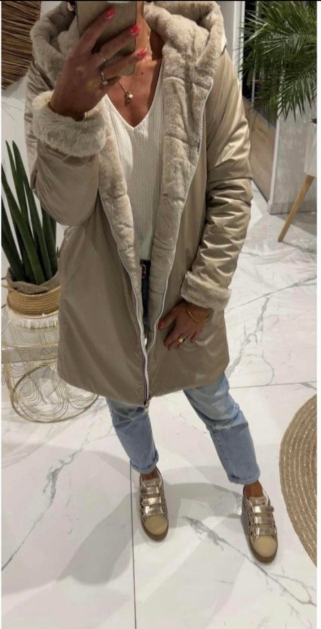 Parka beige