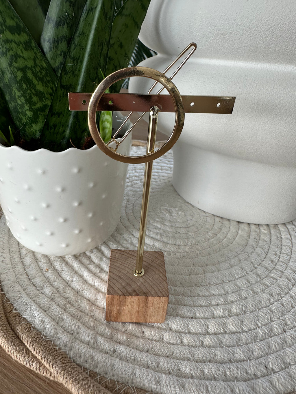 Barrette doré