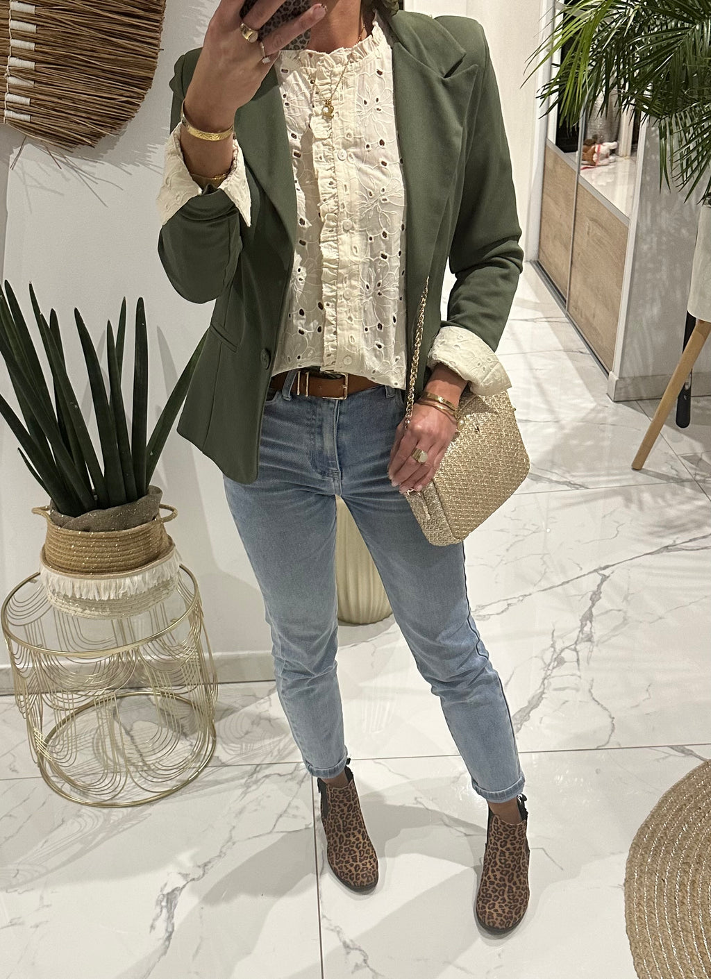 Blazer kaki
