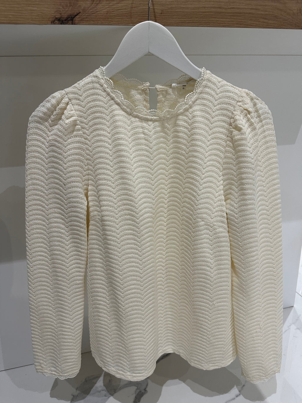 Blouse blanc cassé