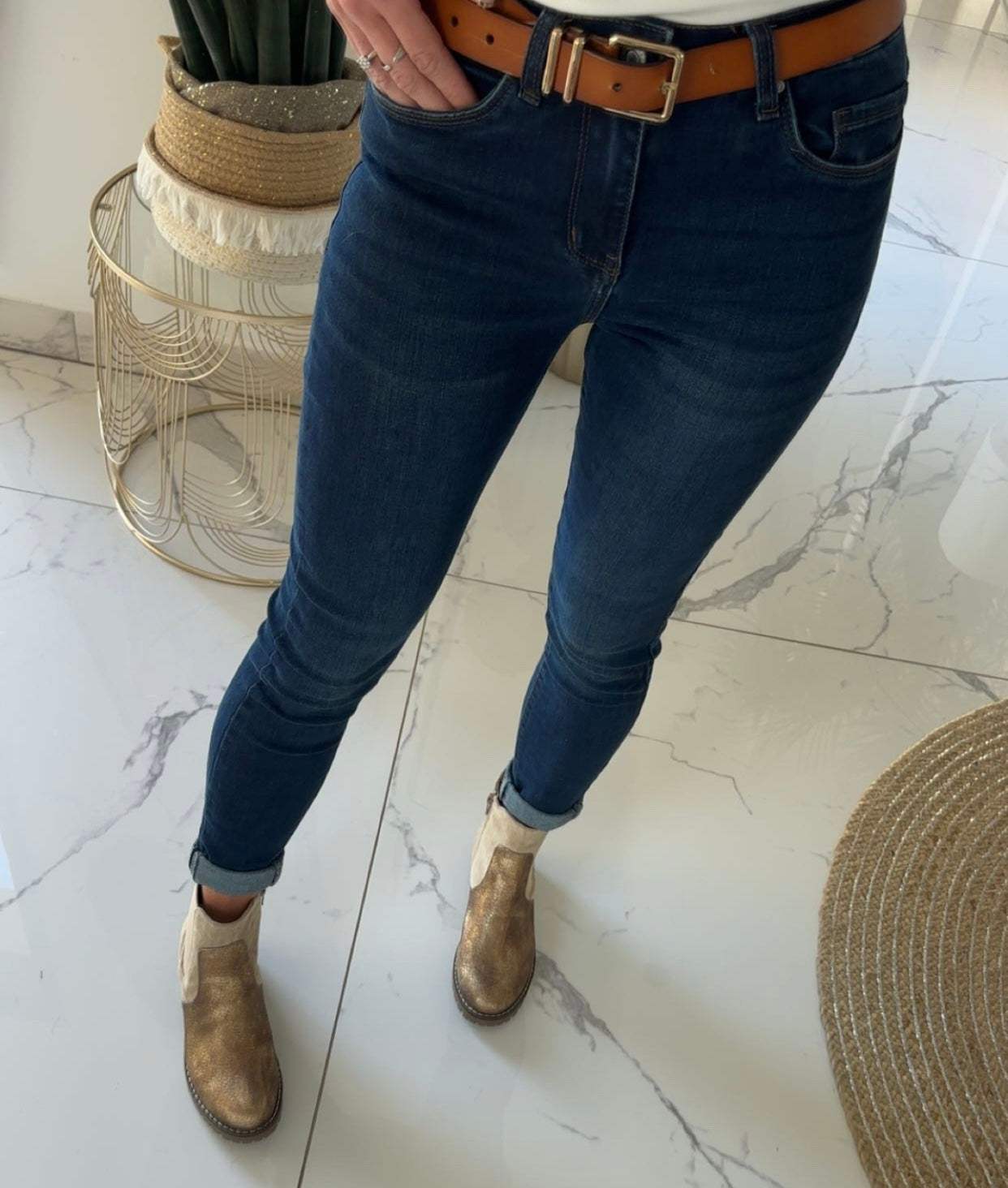 Jean slim brut