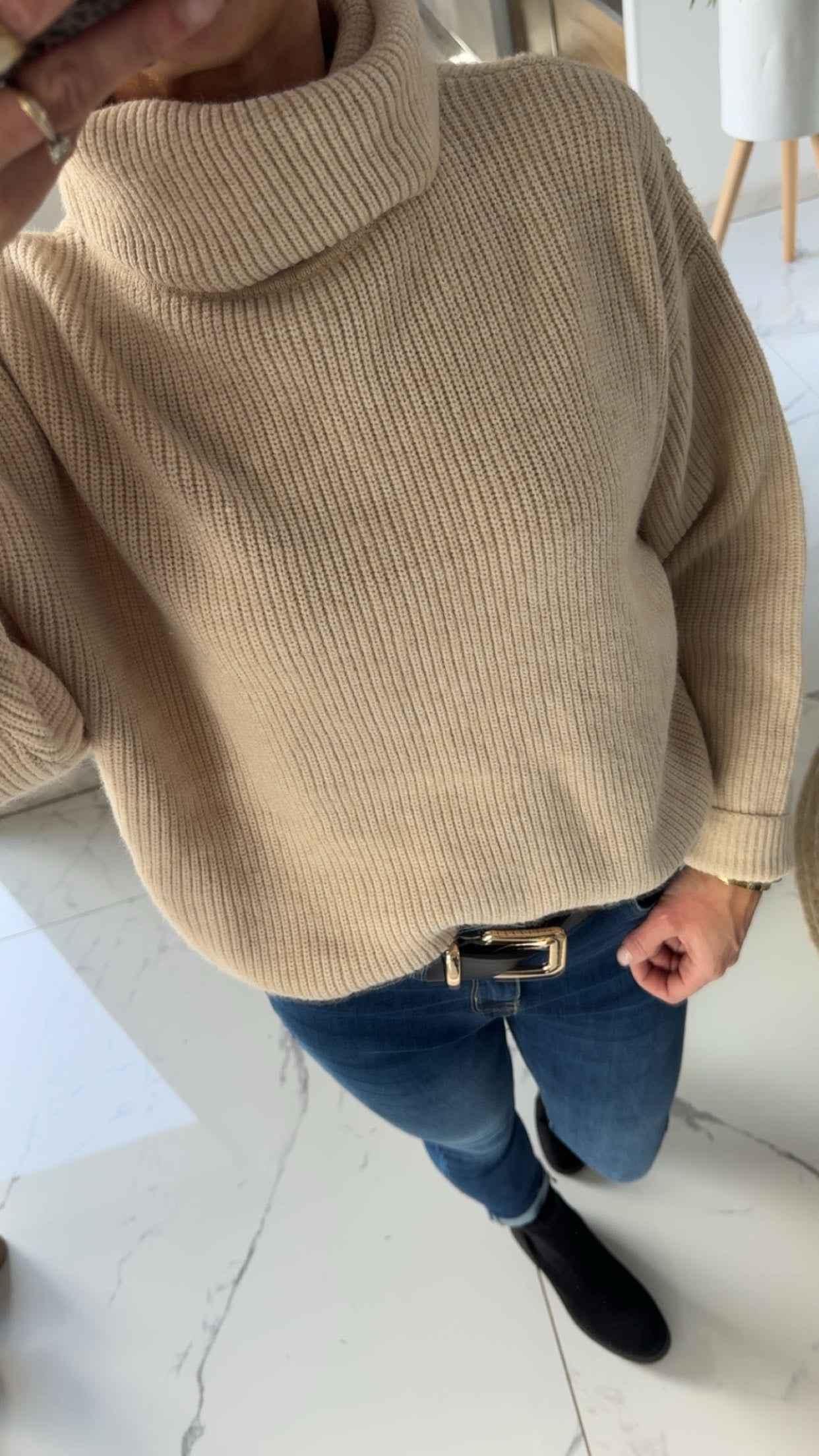 Pull beige