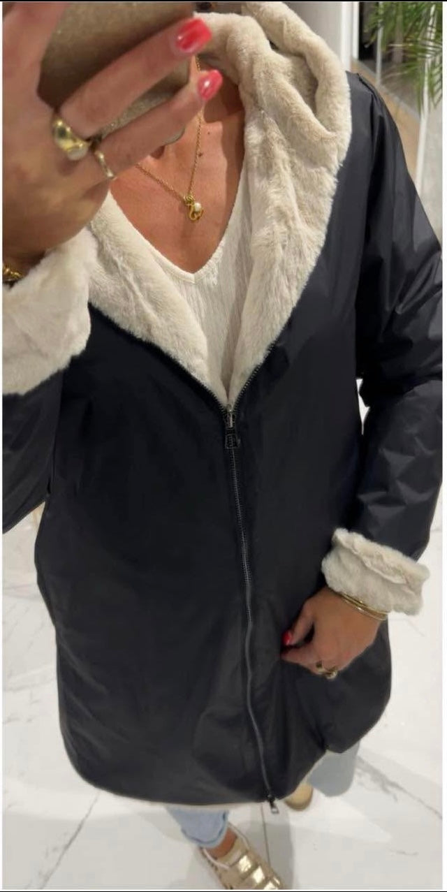 Parka noir