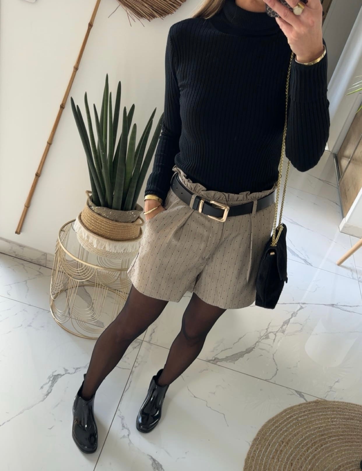 Pull col roulé
