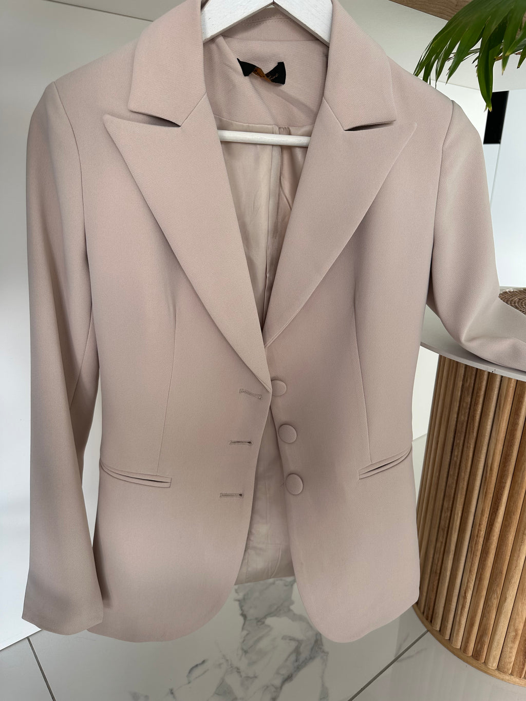 Blazer beige chic