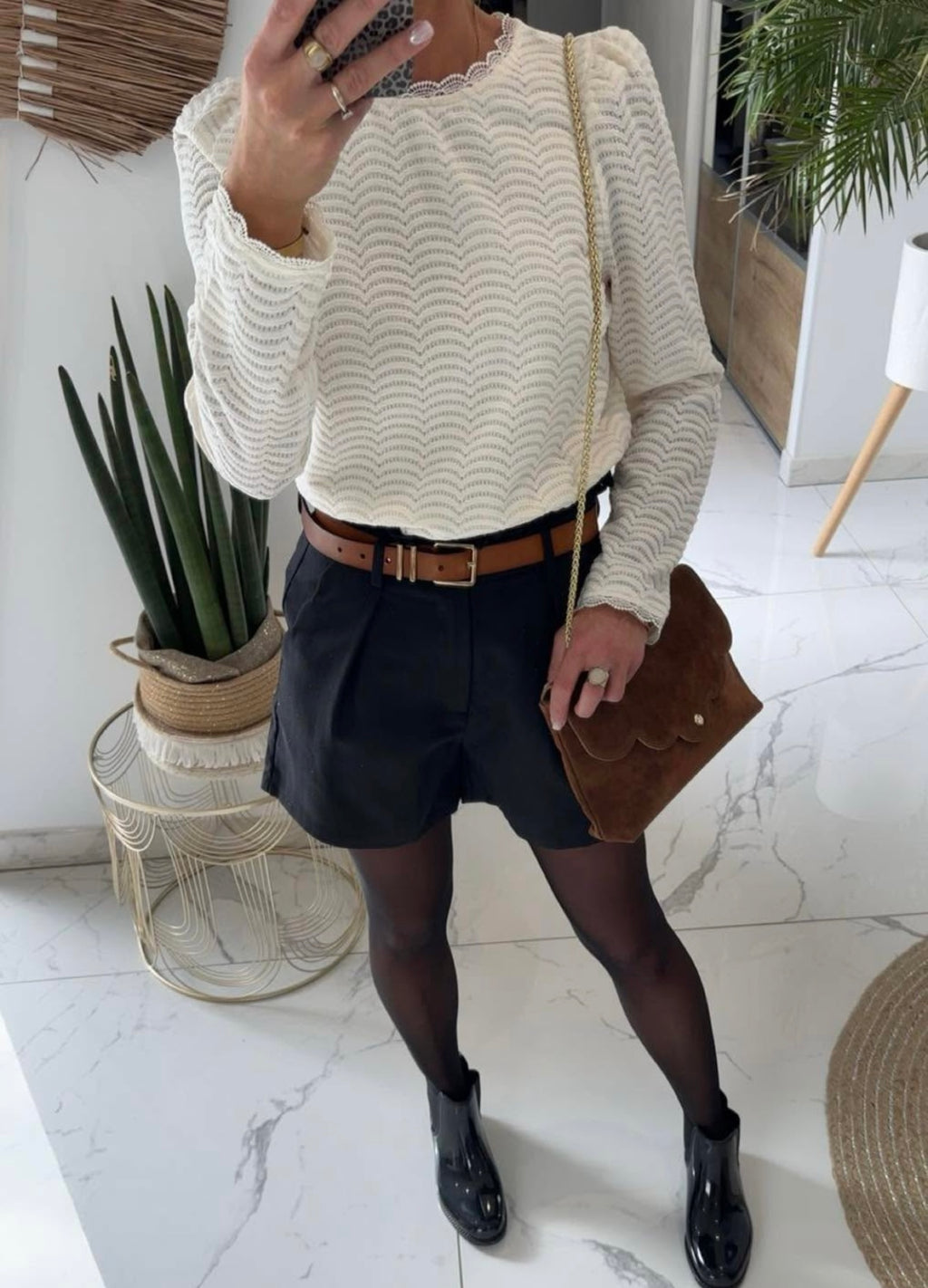 Blouse blanc cassé