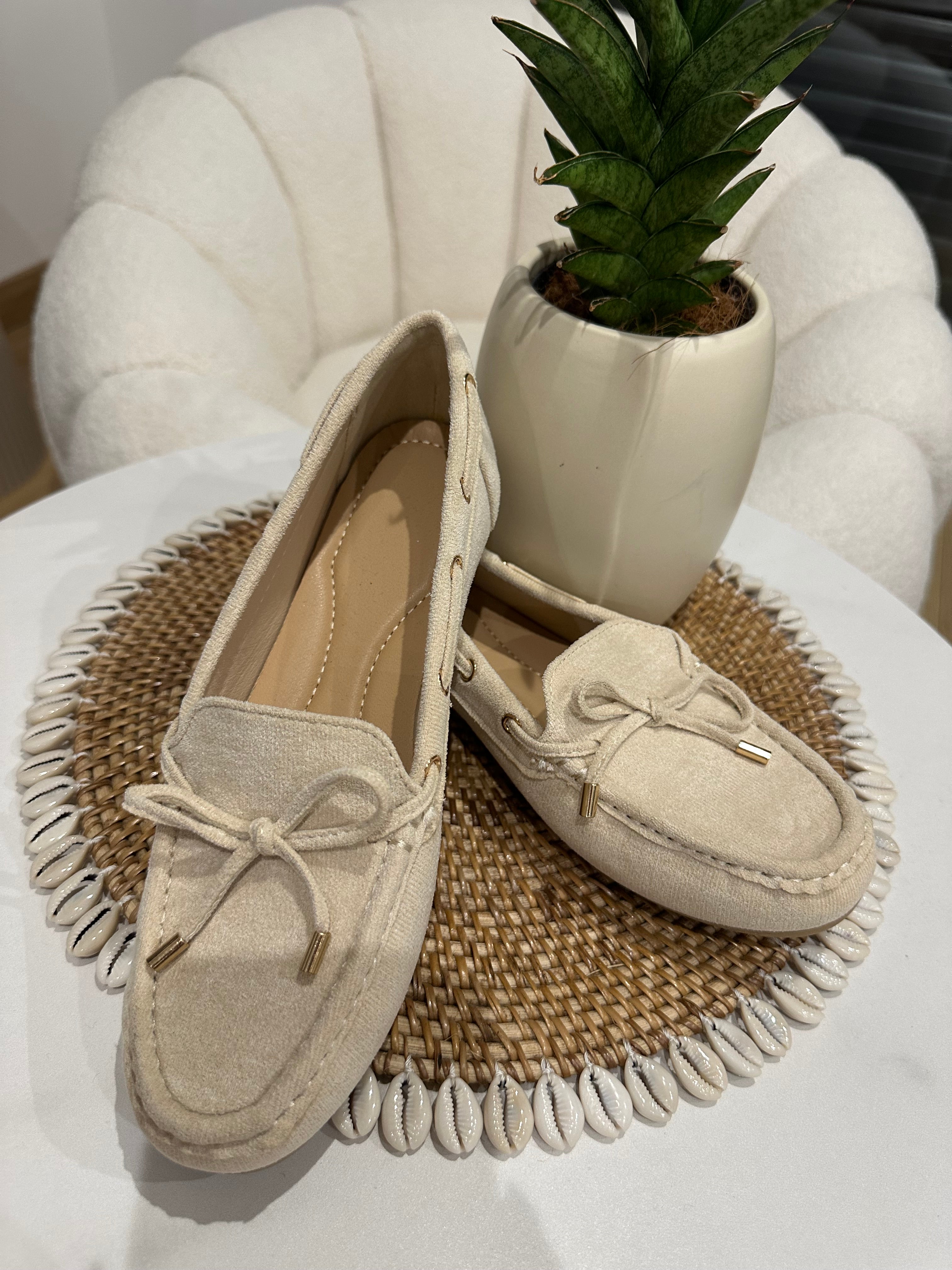 Mocassins beige