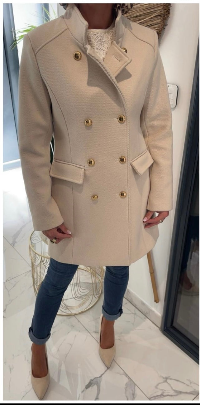 Manteau chic beige