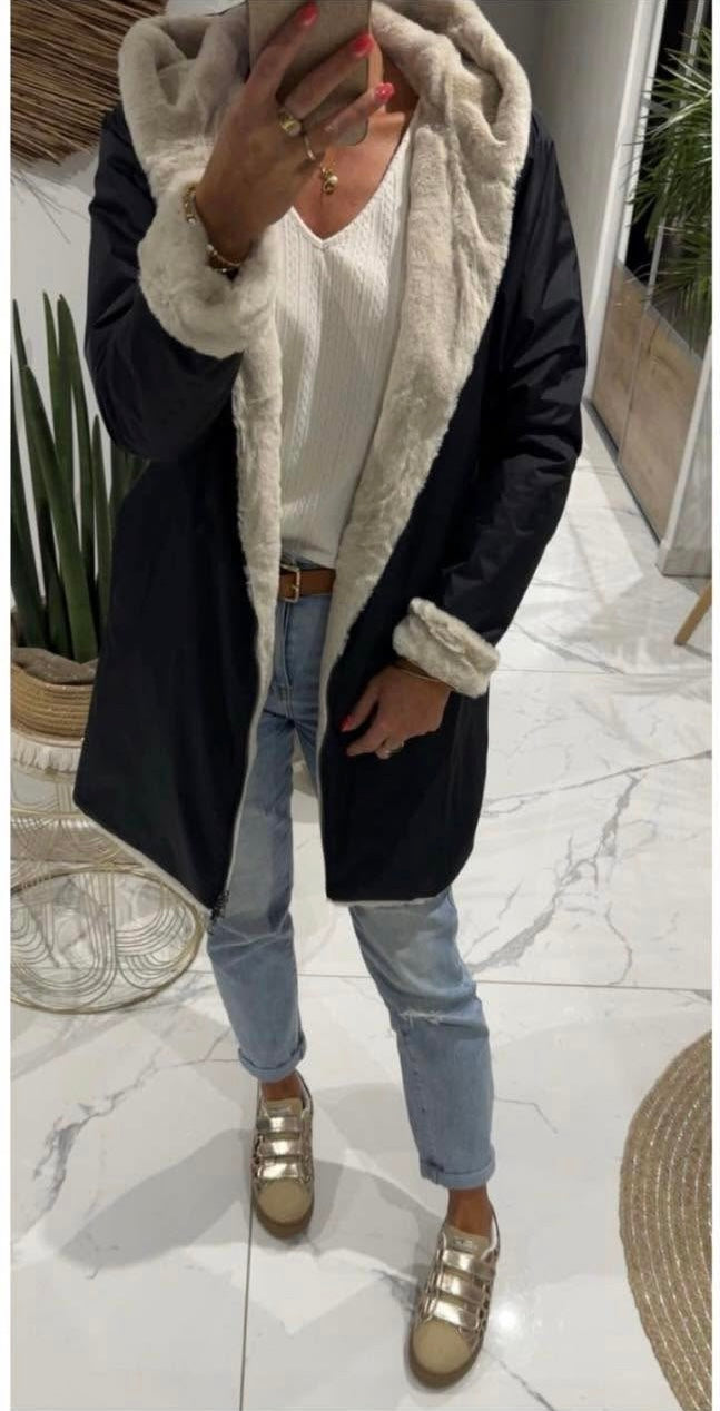 Parka noir