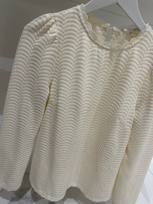 Blouse blanc cassé