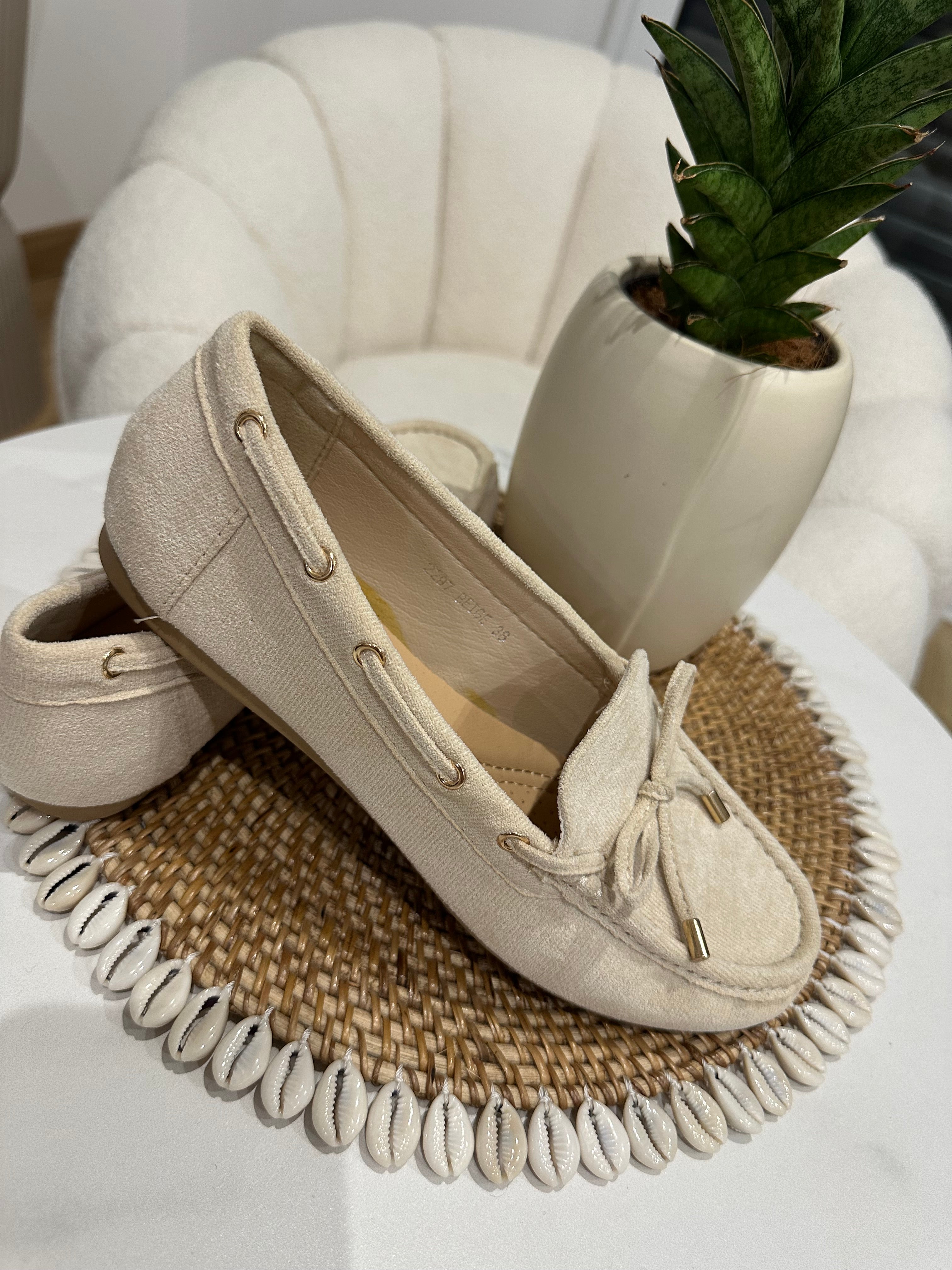 Mocassins beige