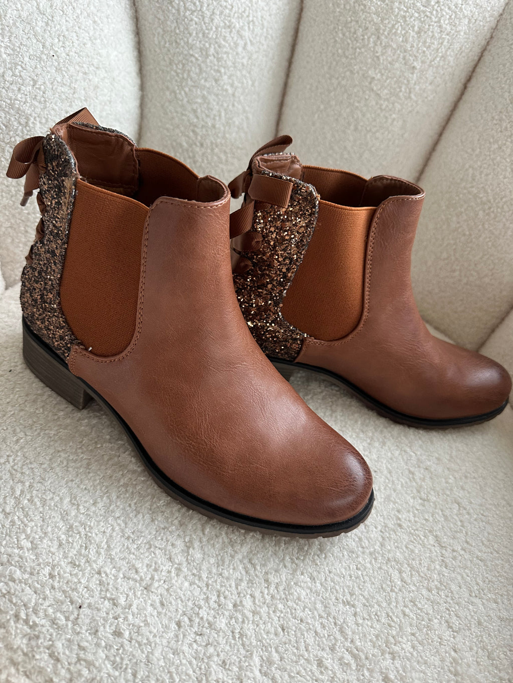 Bottines camel