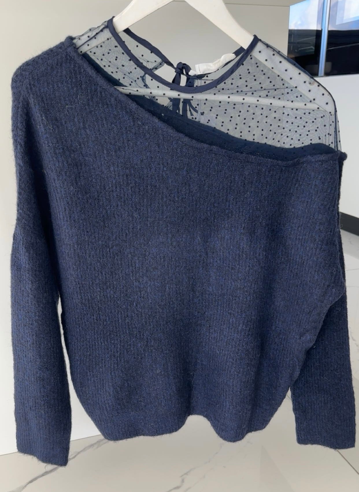 Pull bleu marine