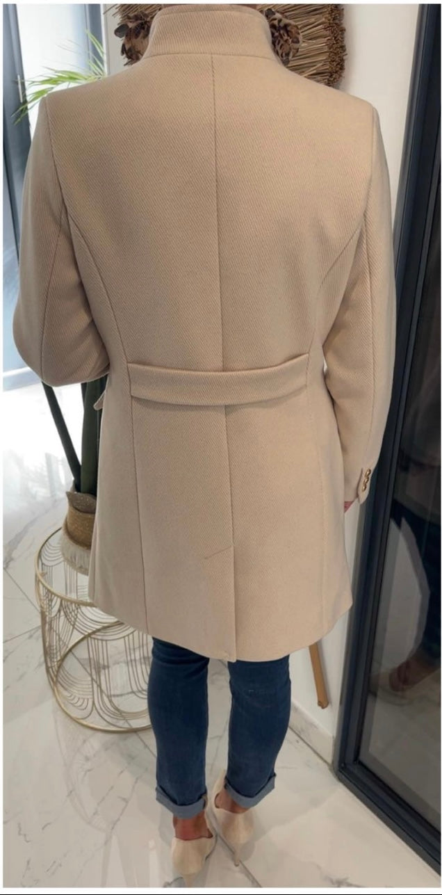 Manteau chic beige