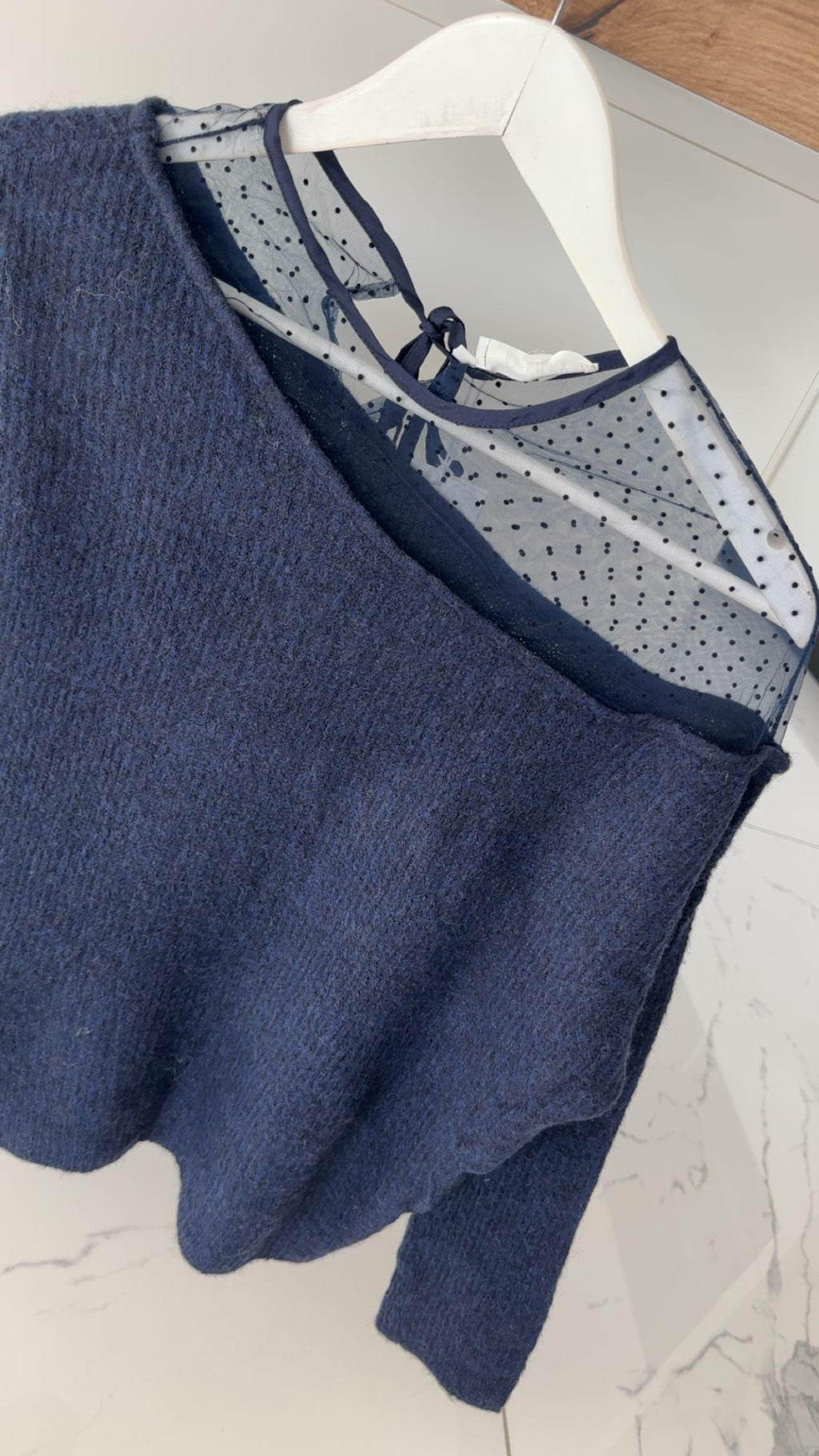 Pull bleu marine