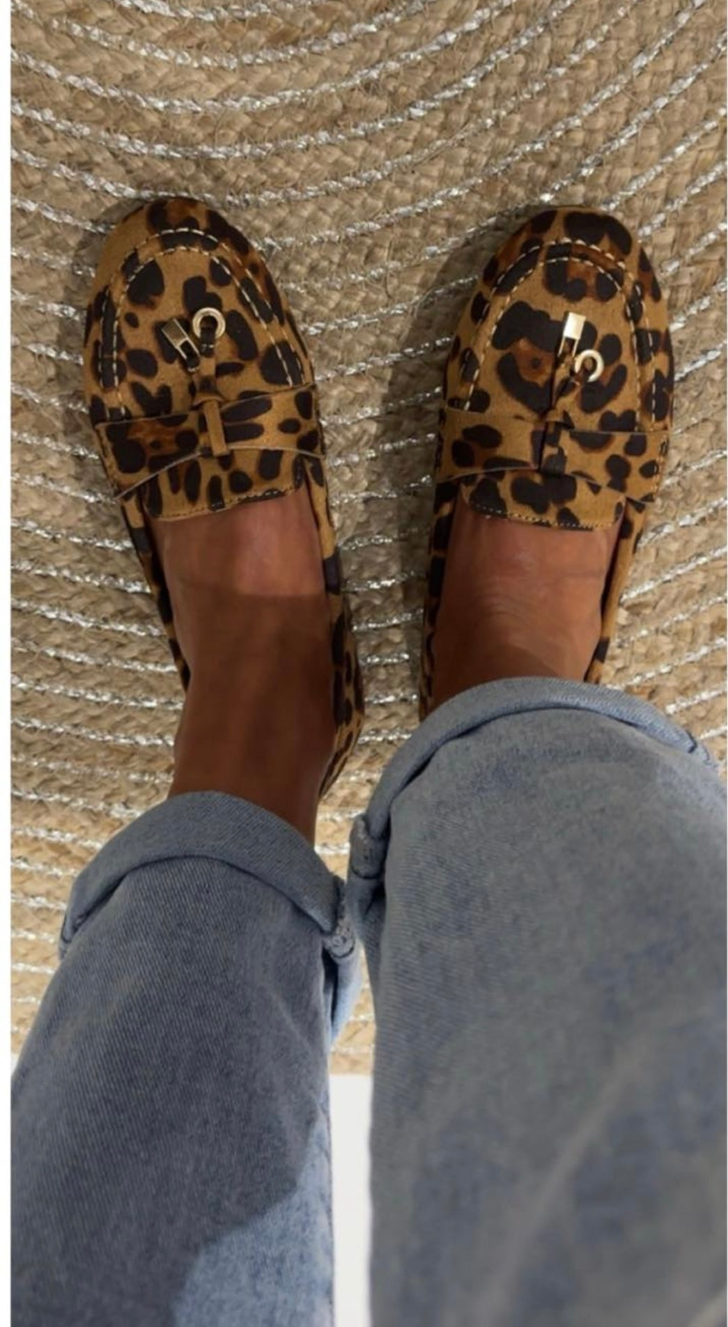 Mocassins léopard
